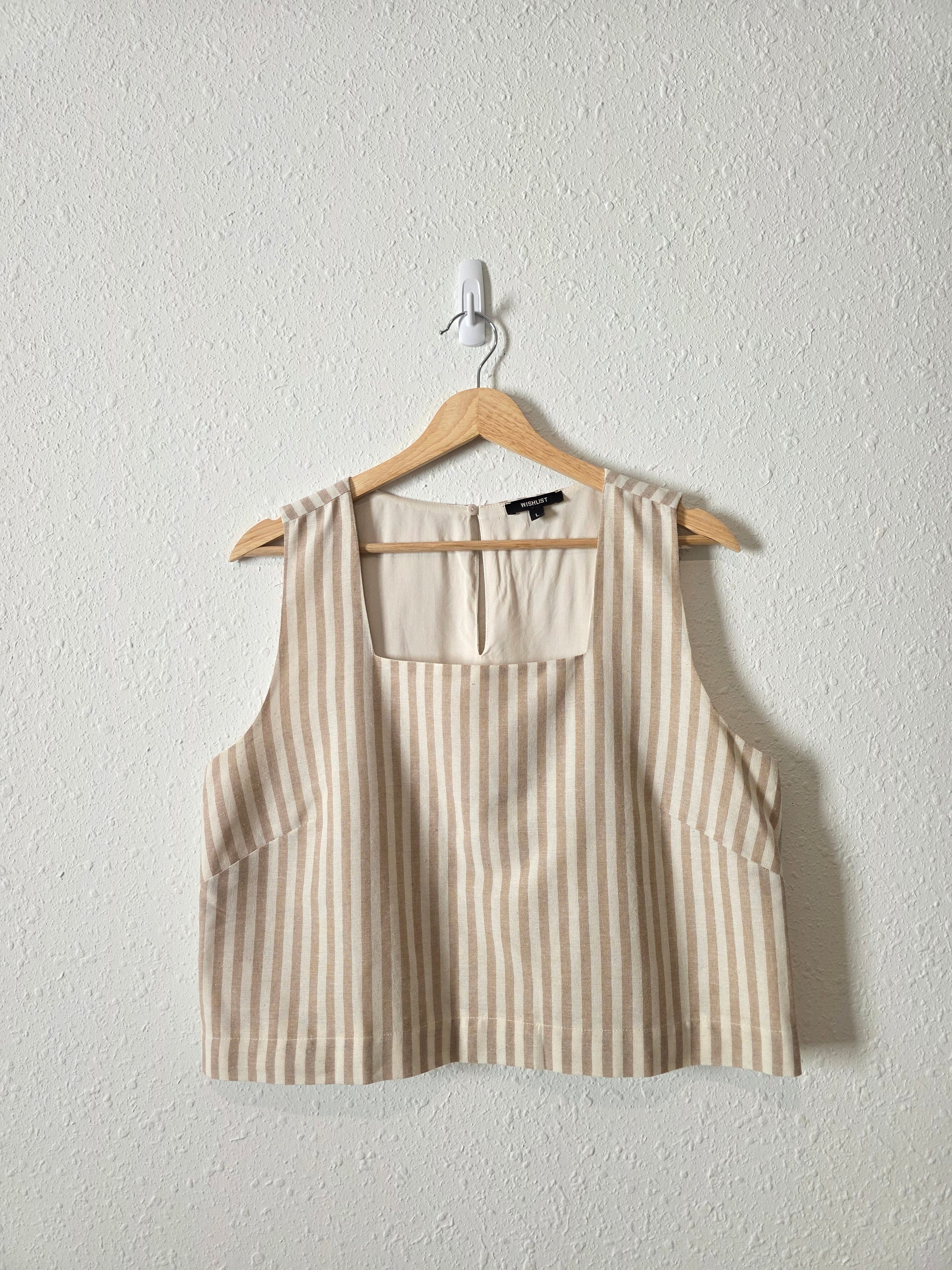 Wishlist Striped Boxy Tank (L)