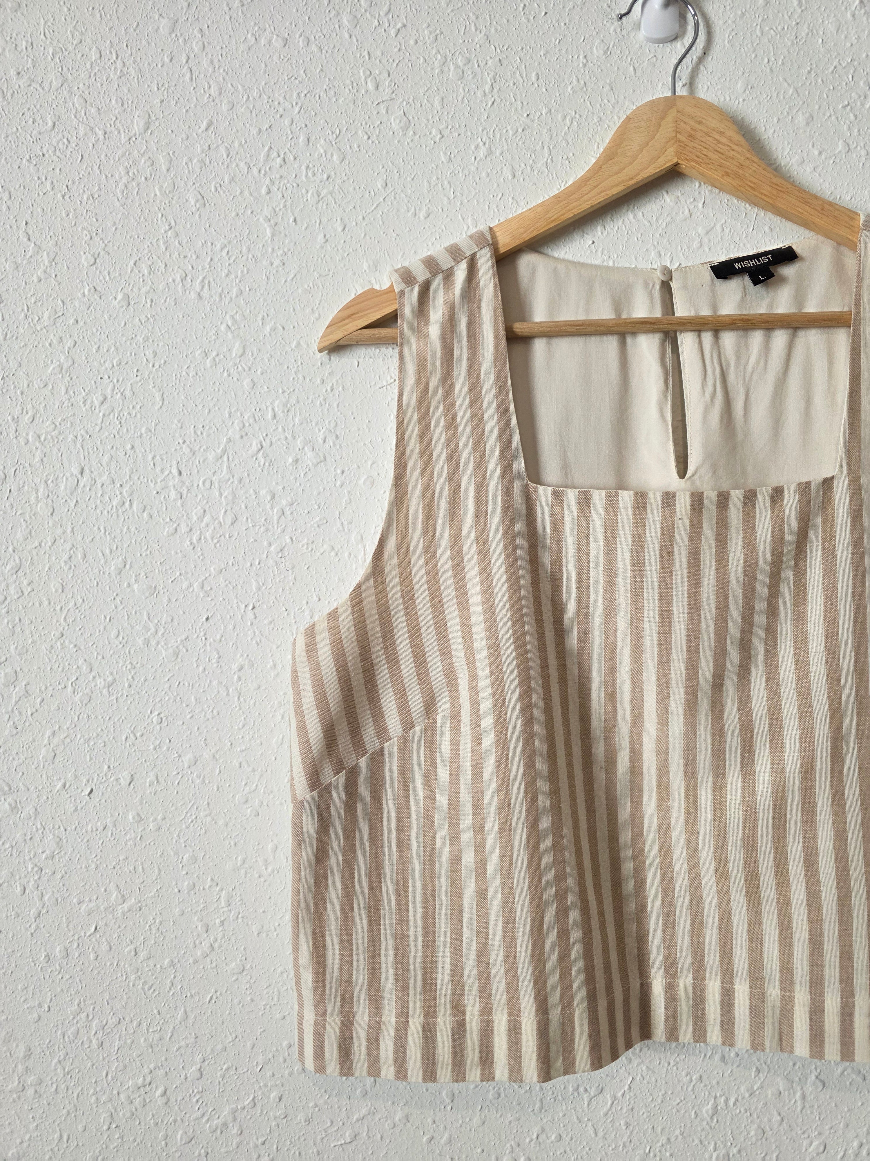 Wishlist Striped Boxy Tank (L)