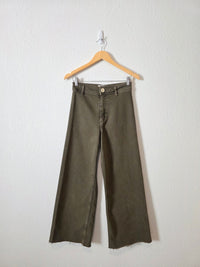 Zara Olive Marine Straight Jeans (4)