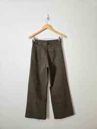 Zara Olive Marine Straight Jeans (4)