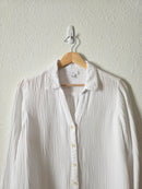 Cotton Gauze Button Up Top (M)