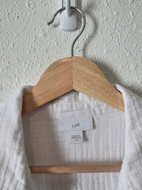 Cotton Gauze Button Up Top (M)