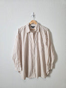 Banana Republic Striped Button Up (L)