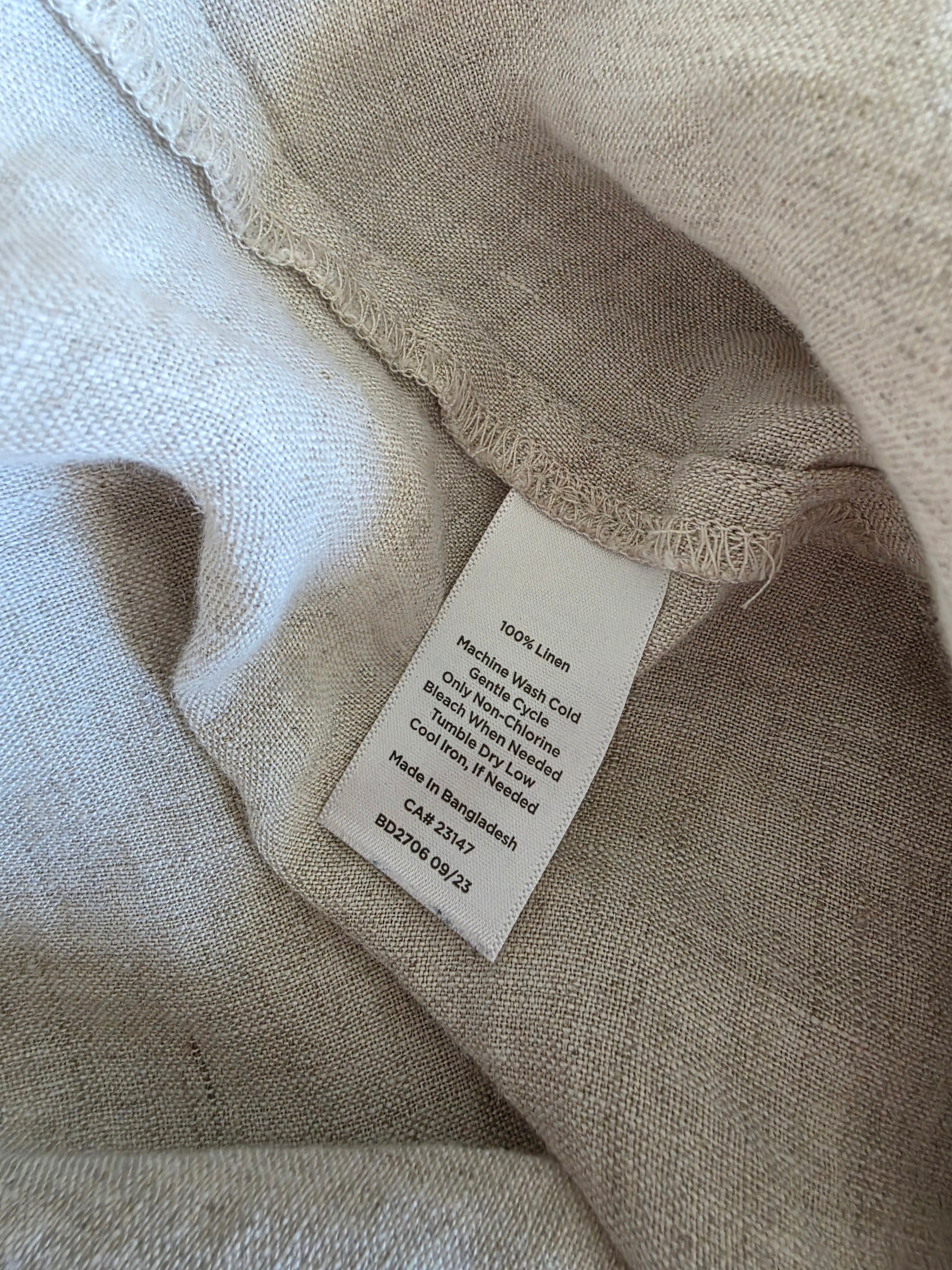 Linen Button Front Midi Dress (8)