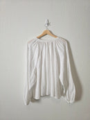 Free People Floral Embroidered Top (L)