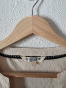 Oat Puff Sleeve Embroidered Top (S)