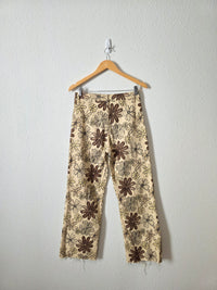 Bailey Rose Floral Straight Jeans (M)