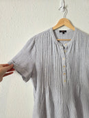 Quince Striped Linen Mini Dress (M)