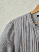 Quince Striped Linen Mini Dress (M)