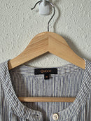 Quince Striped Linen Mini Dress (M)