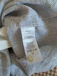 Quince Striped Linen Mini Dress (M)