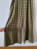 Wide Leg Checkered Jumpsuit (L)