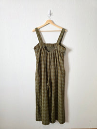 Wide Leg Checkered Jumpsuit (L)