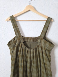 Wide Leg Checkered Jumpsuit (L)