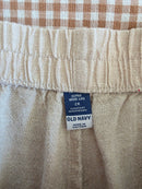 Linen Blend Wide Leg Pants (2X)