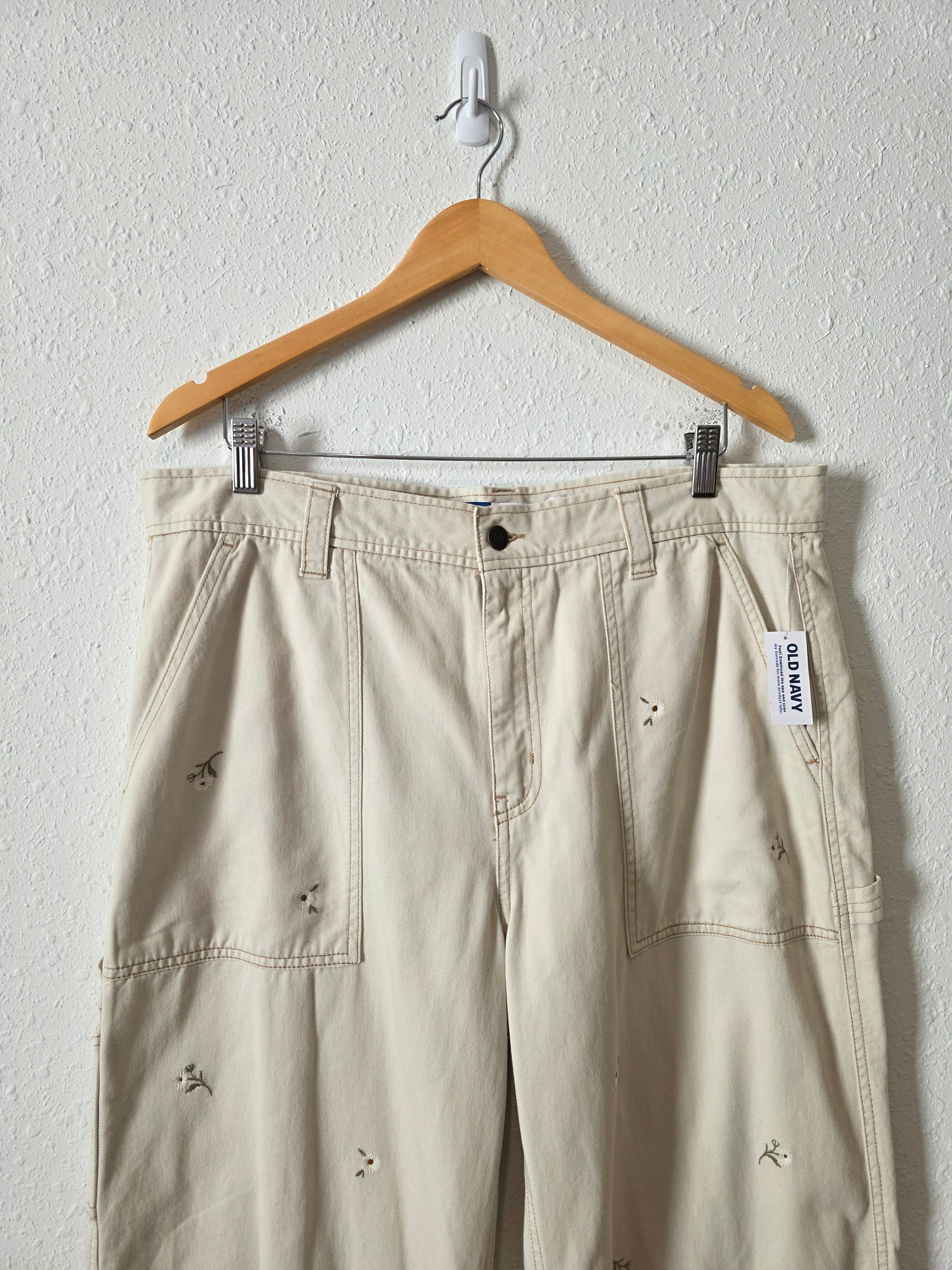 NEW Floral Embroidered Jeans (14)