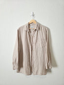 Vintage Linen Cotton Button Up (S)