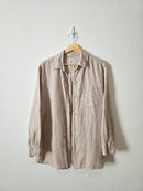 Vintage Linen Cotton Button Up (S)