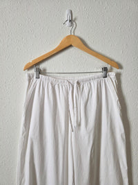 Athleta Linen Blend Wide Leg Pants (MT)