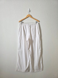 Athleta Linen Blend Wide Leg Pants (MT)