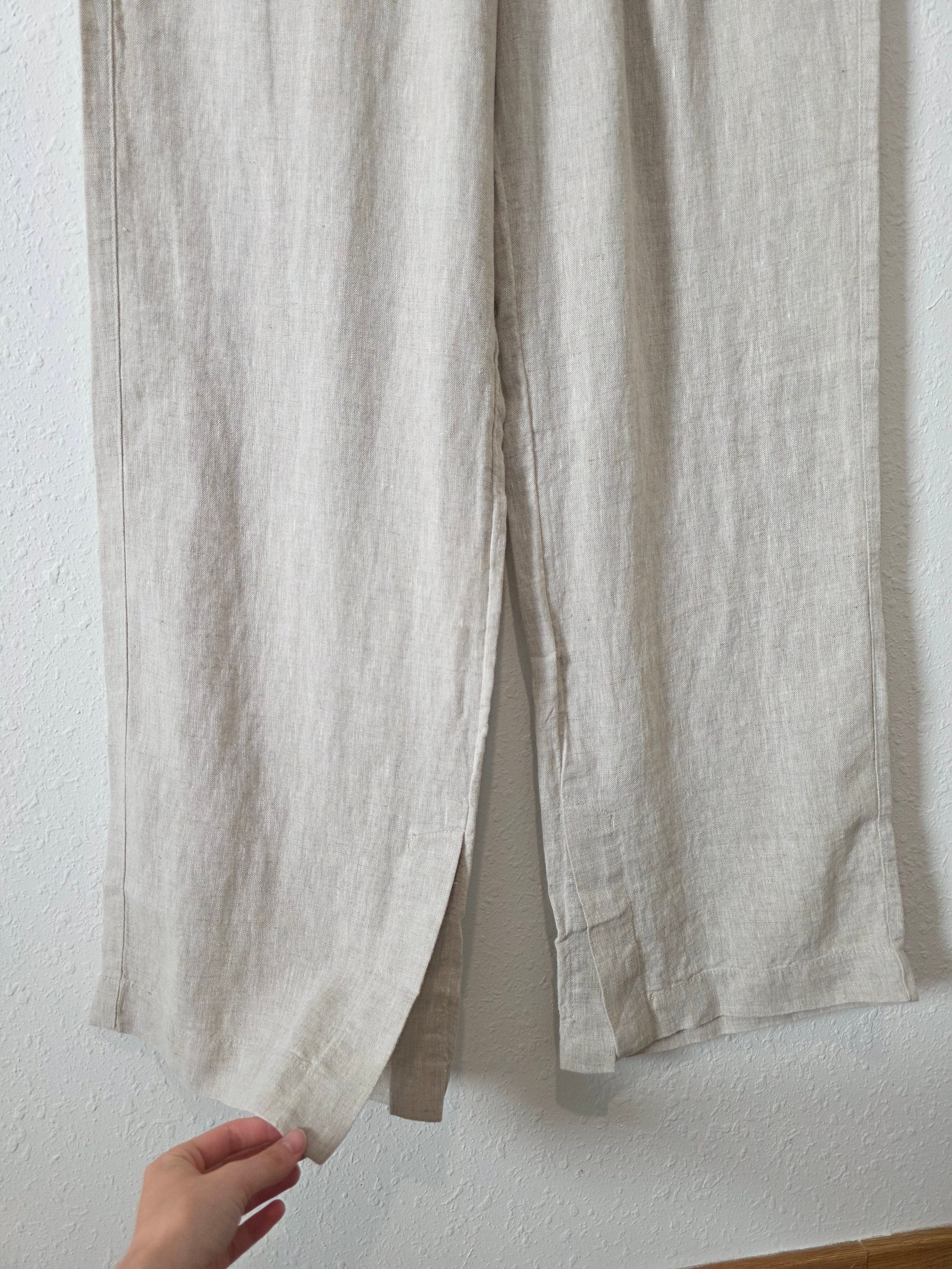 Athleta Wide Leg Linen Pants (MT)