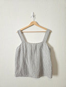 J.Crew Linen Cotton Striped Tank (M)