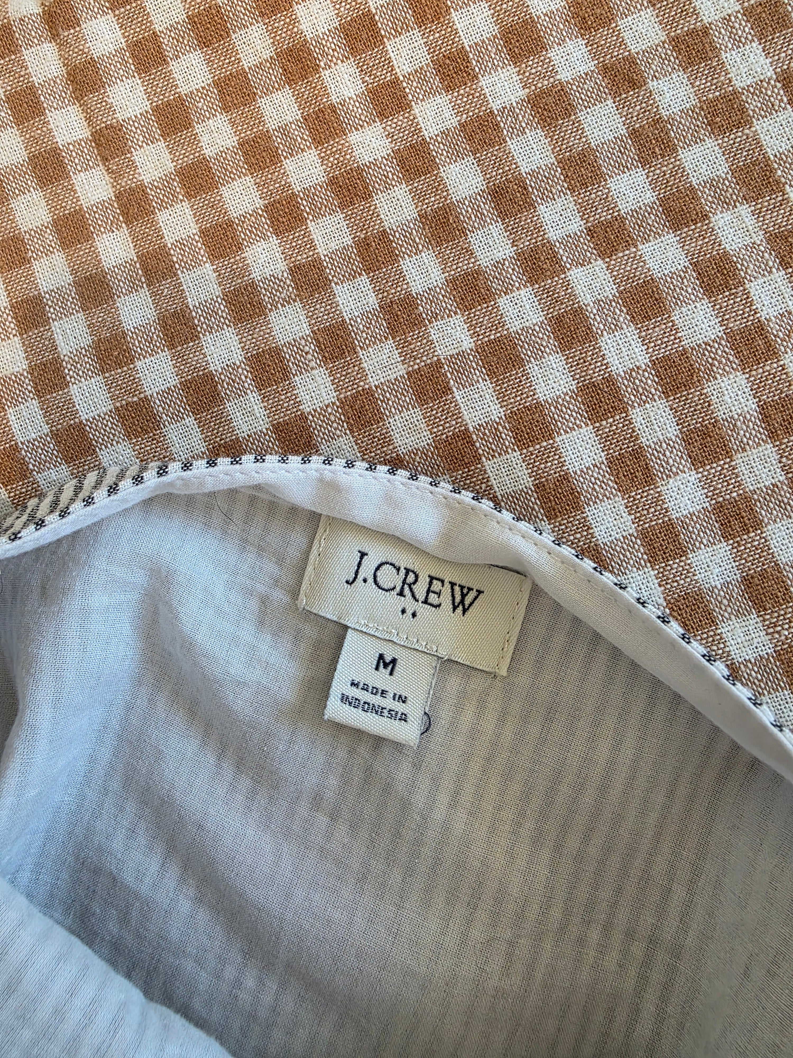 J.Crew Linen Cotton Striped Tank (M)