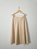 NEW Haven Linen Cotton Wrap Skirt (S)