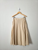 NEW Haven Linen Cotton Wrap Skirt (S)
