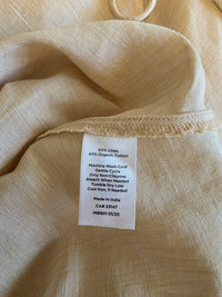 NEW Haven Linen Cotton Wrap Skirt (S)