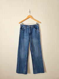 Zara High Rise Wide Leg Jeans (4)
