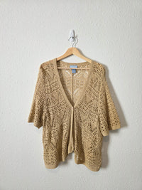 Vintage Cotton Crochet Top (1X)