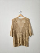 Vintage Cotton Crochet Top (1X)