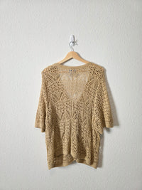 Vintage Cotton Crochet Top (1X)