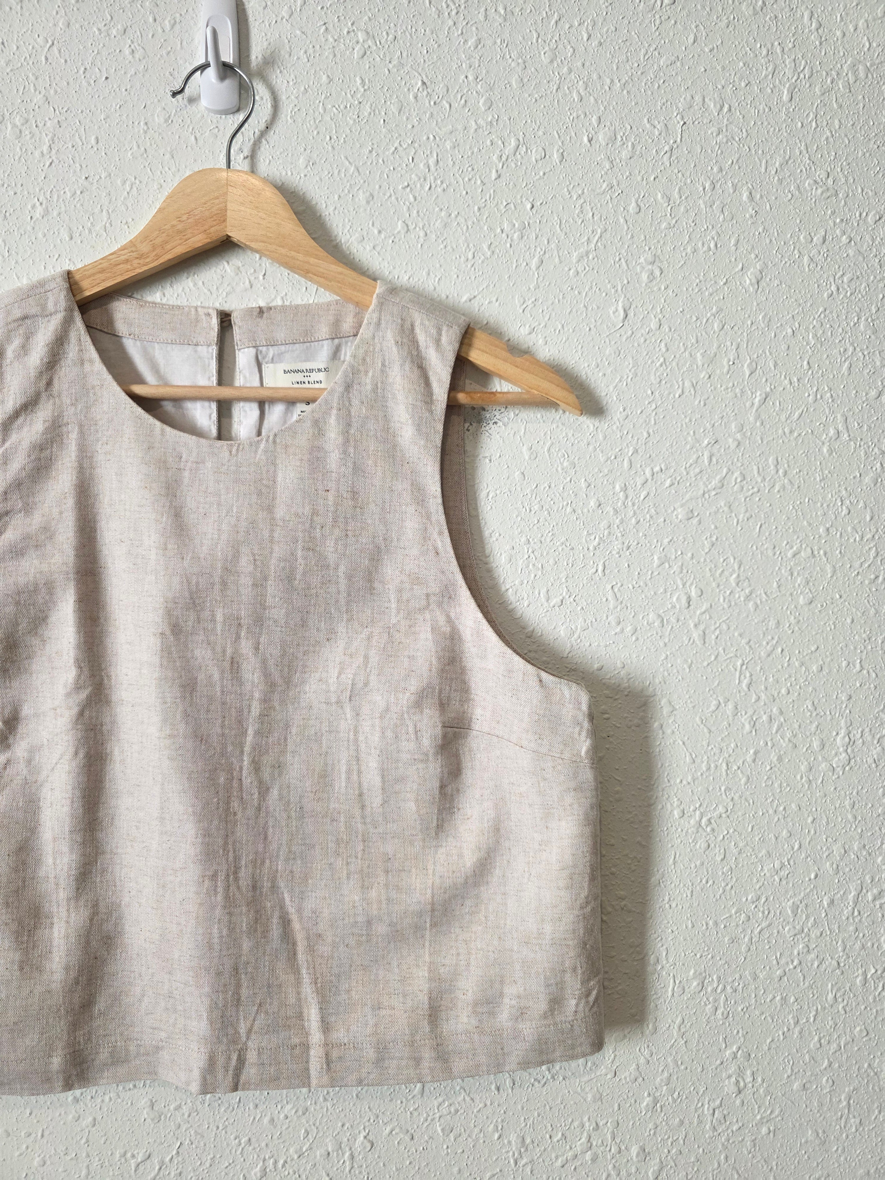 Banana Republic Linen Blend Tank (S)