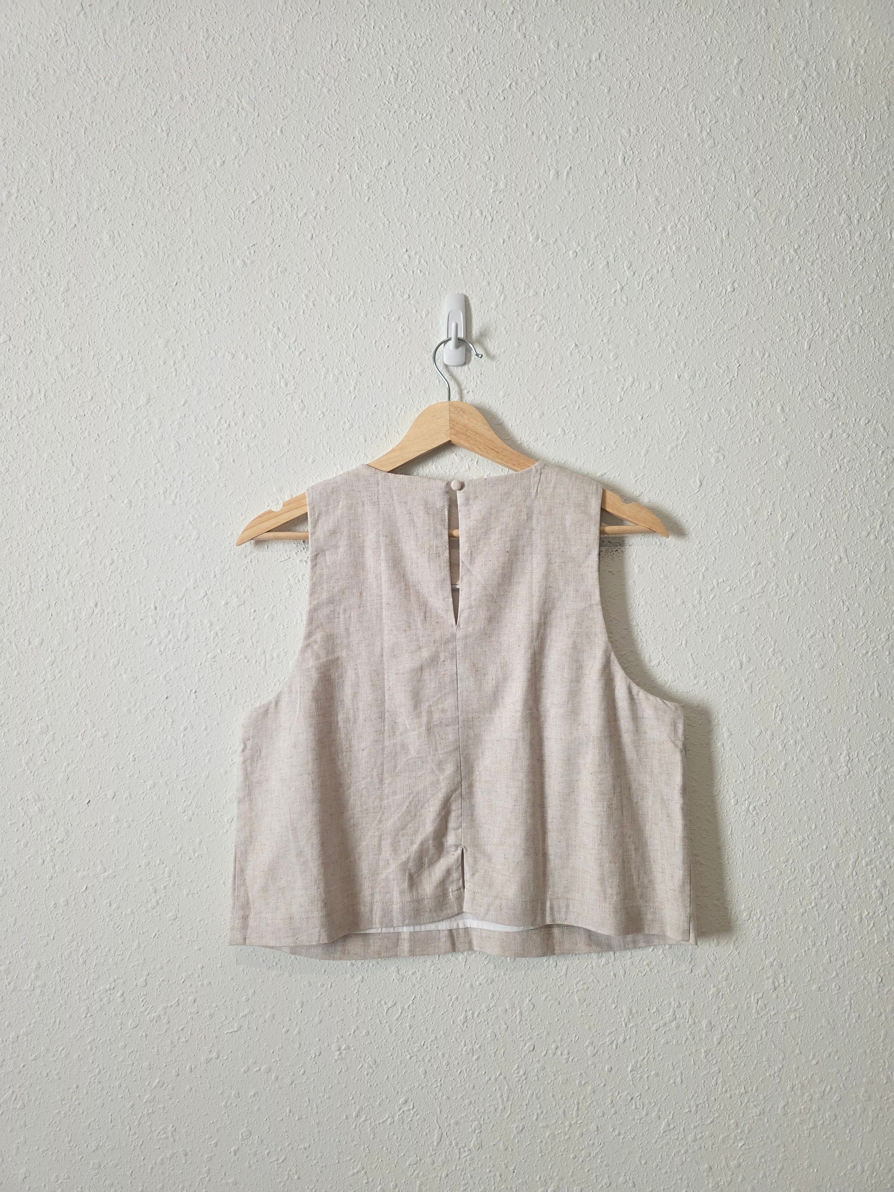 Banana Republic Linen Blend Tank (S)