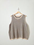 Doe & Rae Striped Knit Tank (L)
