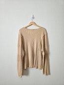 Bibi Waffle Henley Top (XL)