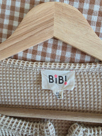 Bibi Waffle Henley Top (XL)