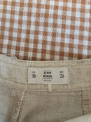 Linen Blend Wide Leg Pants (26)