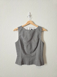 NEW Opt Gingham Linen Cotton Tank (4)