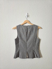NEW Opt Gingham Linen Cotton Tank (4)