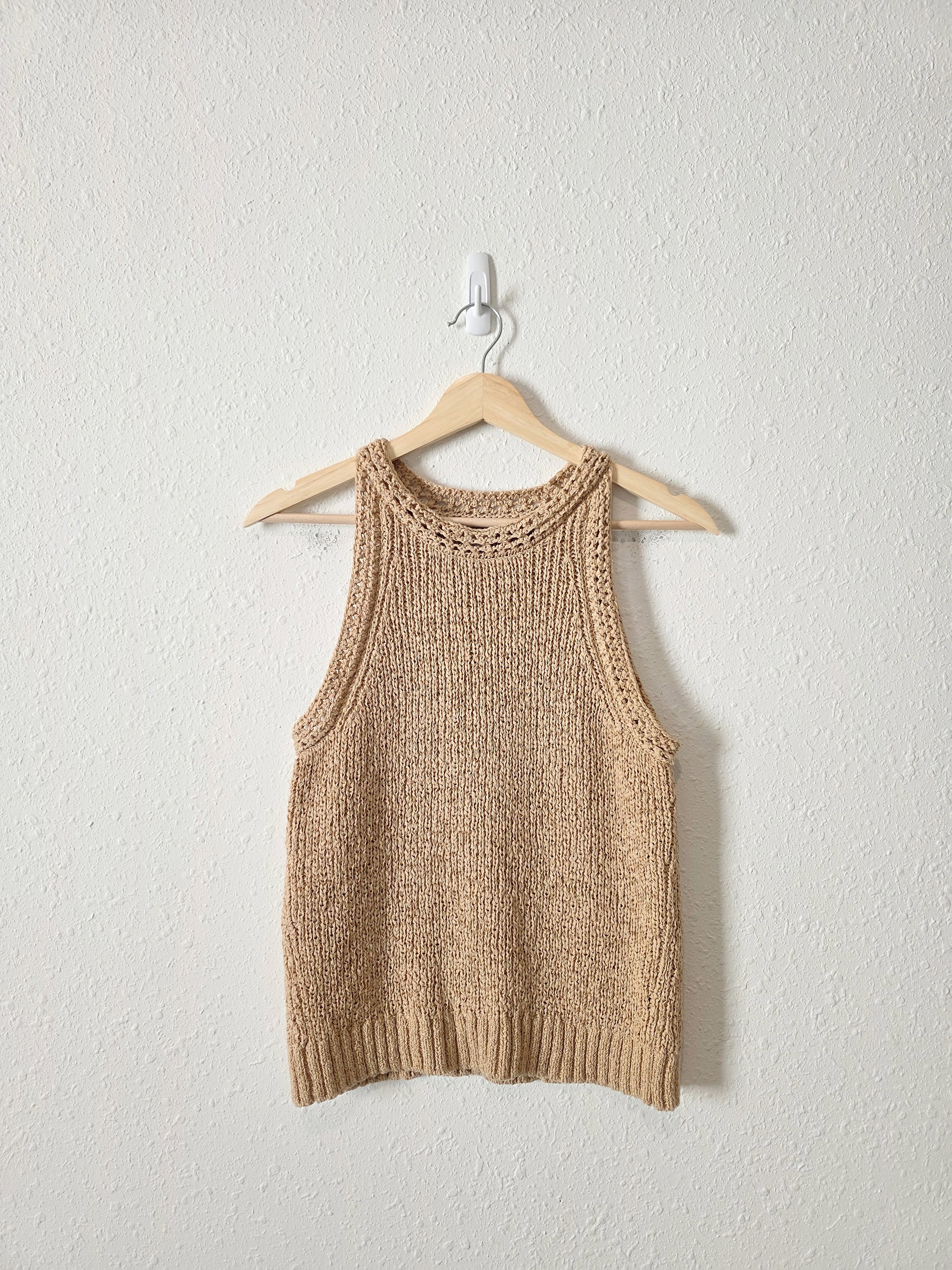 J.Crew Pointelle Knit Sweater Tank (XS)
