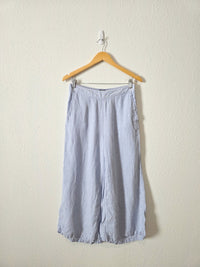 Wide Leg Linen Pants (M)