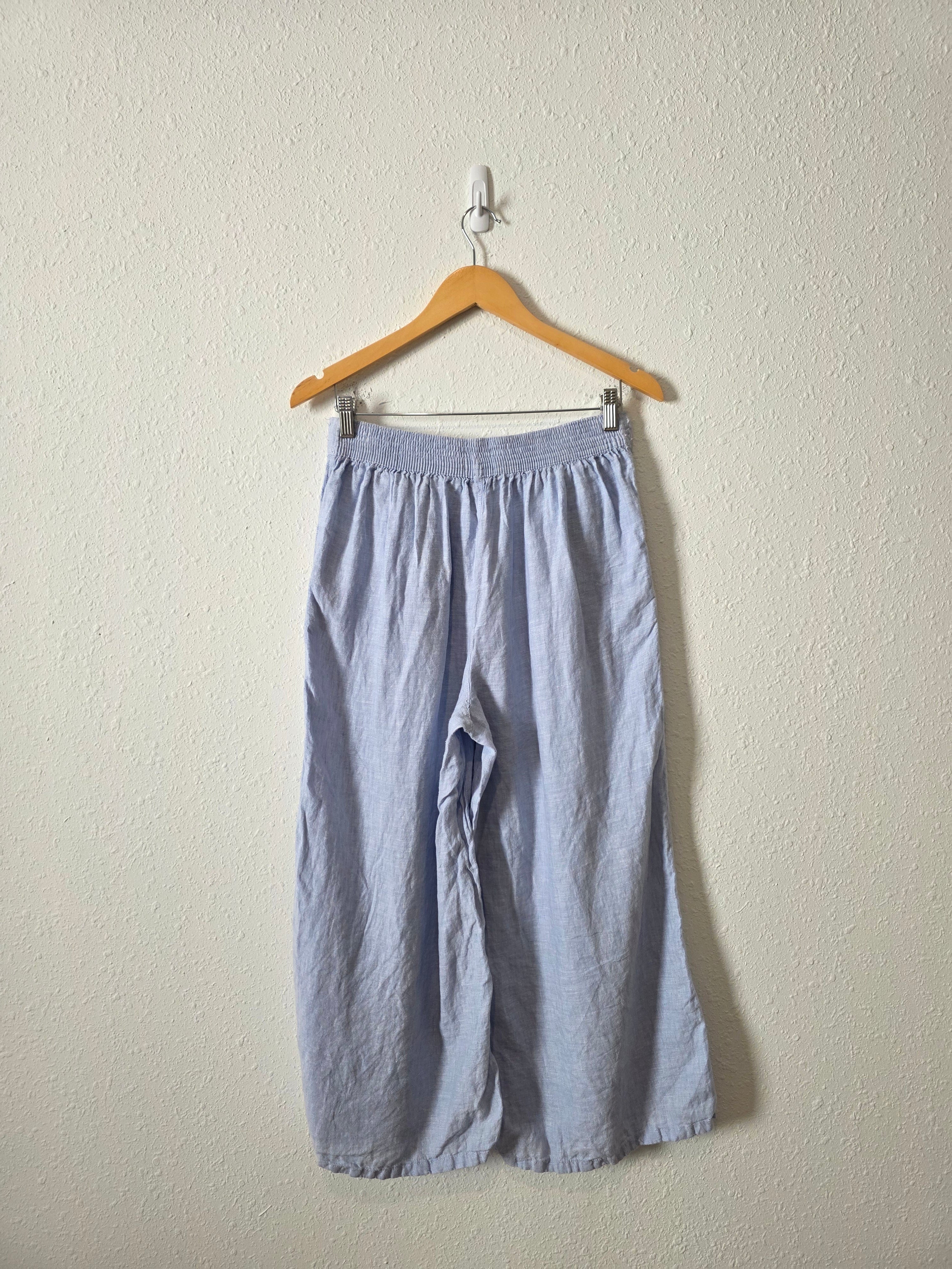 Wide Leg Linen Pants (M)