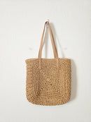 Raffia Straw Beach Bag