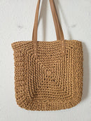 Raffia Straw Beach Bag