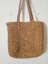 Raffia Straw Beach Bag