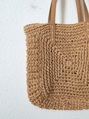 Raffia Straw Beach Bag