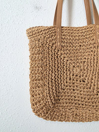 Raffia Straw Beach Bag
